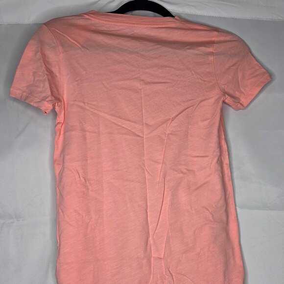 J. Crew Slub Cotton Tee Peach Size XS - Picture 3 of 5